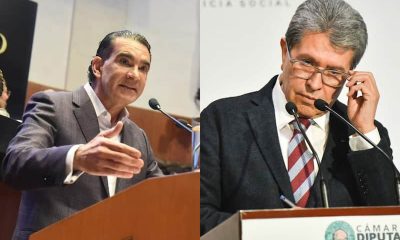Luis Armando Melgar, senador del PVEM, y Ricardo Monreal, diputado