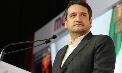 Imagen de Andrés Manuel López Beltrán, quien este lunes presentó su renuncia definitiva a la Secretaría de Organización de Morena para buscar una diputación federal por su estado natal, Tabasco.
