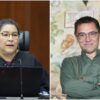 Imagen de la La ministra de la SCJN, Lenia Batres Guadarrama, quien recibió en la sede del máximo tribunal a Juan Carlos Monedero, político de la izquierda española.