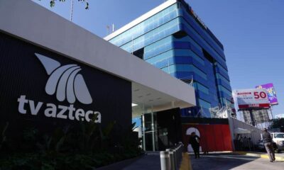 La televisora TV Azteca,  fachada recién remodelada de la sede ubicada en Periférico Sur.