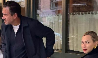 Senador de Morena, Miguel Ángel Yunes junto con Miriam Jurado Rocas, en Neva York, luego de darse a conocer que Jurado recibió 26 millones de pesos por adjudicación directa para obra pública en Veracruz