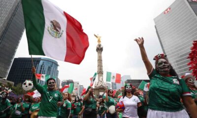 Imagen de aficionados de la Selección Mexicana