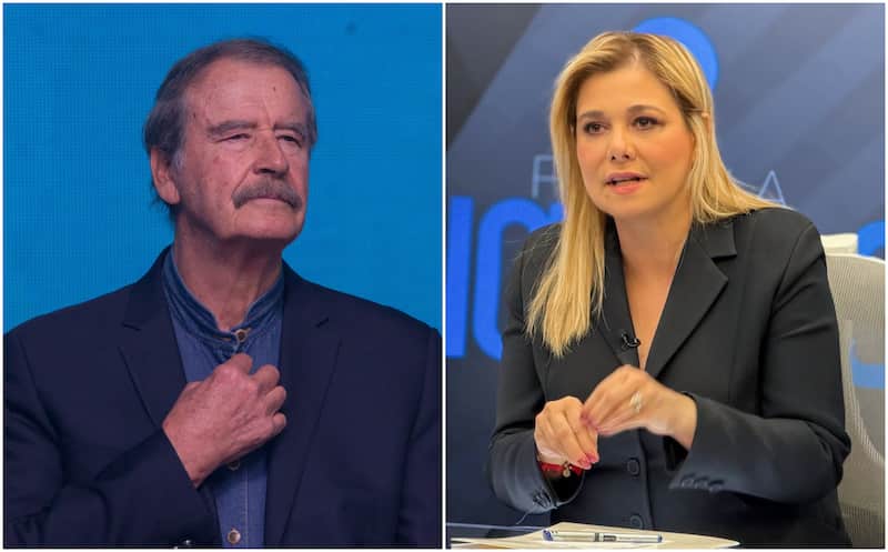 Imagen del expresidente de México, Vicente Fox, quien manifestó su respaldo a la gobernadora de Chihuahua, Maru Campos Galván, tras el citatorio de la FGR.