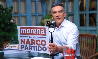 Alejandro "Alito" Moreno, líder nacional del PRI con cartel de Morena