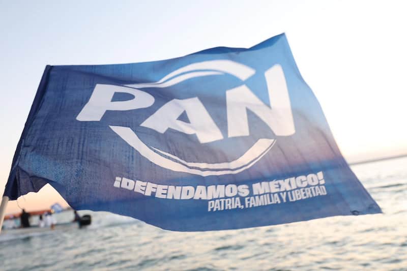 Bandera del Partido Acción Nacional