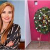 Paola Gárate, diputada del PRI en Sinaloa, recibió una corona fúnebre afuera de su domicilio en Culiacán, Sinaloa.