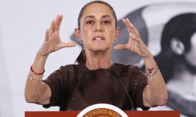 Claudia Sheinbaum, presidenta de  México, cuestionó en su conferencia matutina el interés de EUA tras el artículo de Los Ángeles Times sobre los gobernadores de Morena.