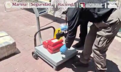La Marina aseguró 270 kilogramos de presunta cocaína