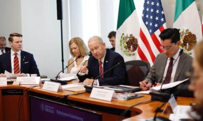 Roberto Velasco encabezó la Segunda Reunión del Grupo de Implementación de Seguridad México - Estados Unidos, con el embajador Ronald Johnson