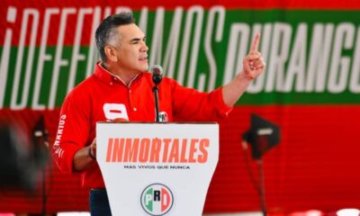 Alito Moreno, líder del PRI en un evento del partido
