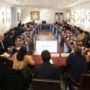 Claudia Sheinbaum Pardo, Presidenta de México, con su gabinete en Palacio Nacional