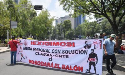 Protestas de la CNTE en la CDMX