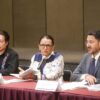 la secretaria de Gobernación, Rosa Icela Rodríguez; el secretario de Educación Pública, Mario Delgado Carrillo; y el director general del ISSSTE, Martí Batres Guadarrama, informaron sobre los avances y propuestas relacionadas con las principales demandas de los docentes