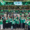 Liderazgos del Partido Verde durante un evento partidista.
