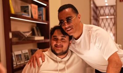 Jesús Ernesto, hijo de AMLO con el chef Salt Bae