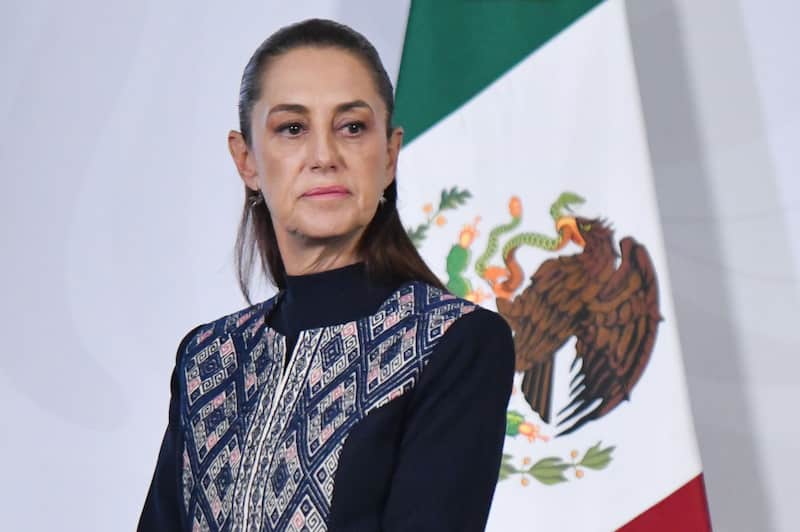 Claudia Sheinbaum, presidenta de México, rechazó las la declaraciones del presidente de Estados Unidos, Donald Trump