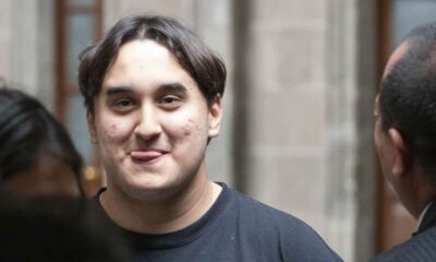 Su hijo Jesús Ernesto se hizo presente en la verbena.