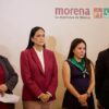 dirigentes de la alianza Morena, PT, Verde