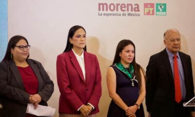 dirigentes de la alianza Morena, PT, Verde