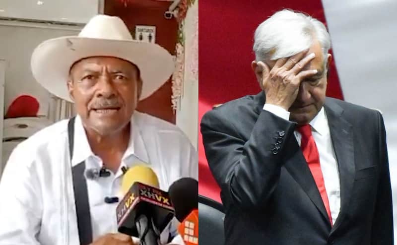 Lucio Isidro prepara una protesta afuera de la residencia del expresidente Andrés Manuel López Obrador por el asesinato de su hijo en Tabasco