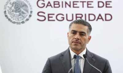 Omar García Harfuch, secretario de Seguridad Pública y Protección Ciudadana, aclaró que hay un procedimiento especial cuando hay una ficha de Interpol