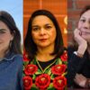 Andrea Chávez, Beatriz Mojica y Tatiana Clouthier