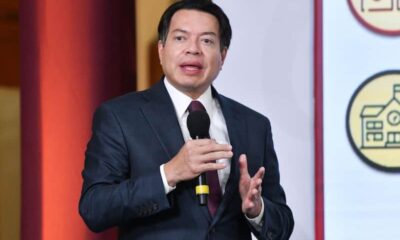 Mario Delgado, secretario de Educación Pública en la mañanera