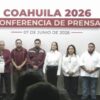 Conferencia de prensa de Morena en Coahuila