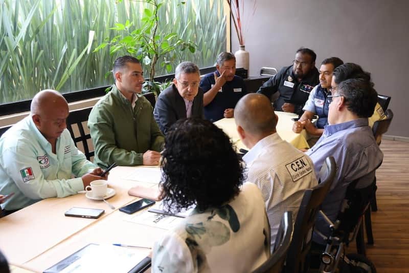 Secretaría de Gobernación y de la Secretaría de Seguridad y Protección Ciudadana continuaron el diálogo con dirigentes de la AMOTAC.
