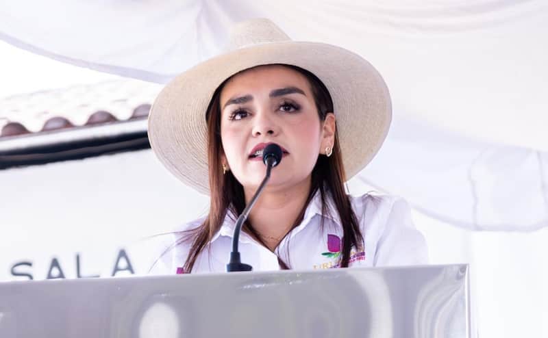 Grecia Quiroz, alcaldesa de Uruapan y viuda de Carlos Manzo