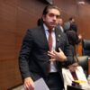 Luis Fernando Salazar, senador de Morena, durante una sesión.