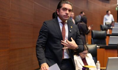 Luis Fernando Salazar, senador de Morena, durante una sesión.
