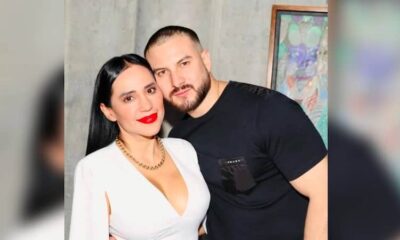 Sandra Cuevas junto a su entonces pareja sentimental Eduardo Pérez Tueme.