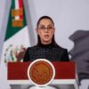 Claudia Sheinbaum durante conferencia de prensa en Palacio Nacional